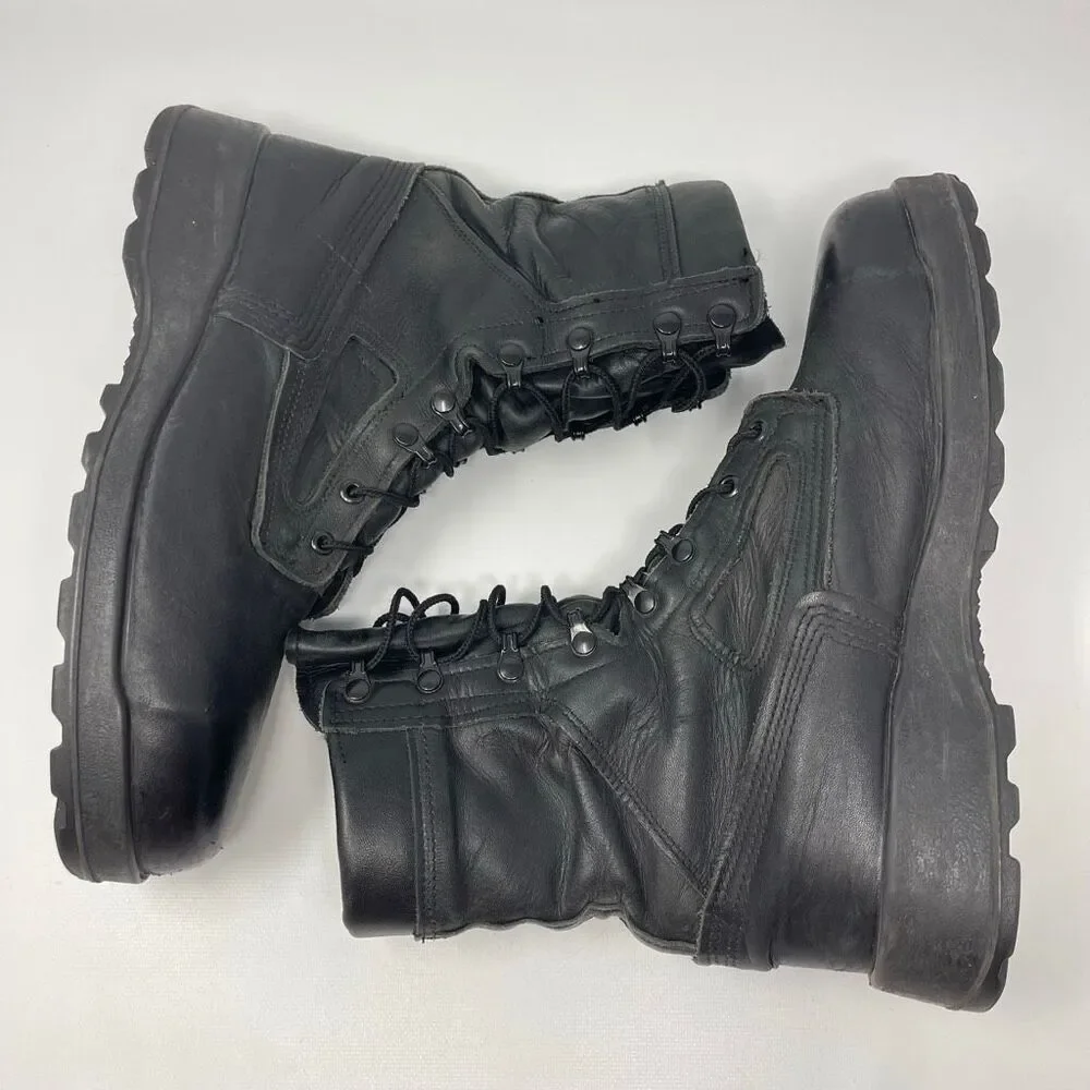 Belleville Military Steel Toe Boot 495 ST Black Leather Mens 11 R ASTM F 2413-18